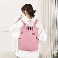 Korean 15.6-Inch Waterproof Business Backpack for Men/Women
